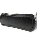 Chanel Gabrielle de Chanel Black Gold Silver Calfskin Medium Quilted Shoulder — view 3