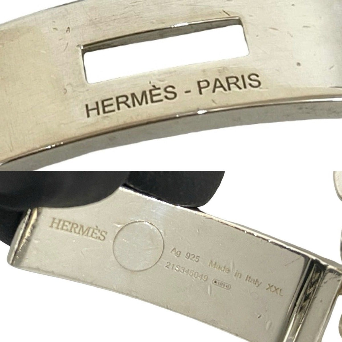 Hermes Gourmet GM Turnlock Bracelet Bangle — view 2
