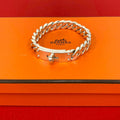 Hermes Gourmet GM Turnlock Bracelet Bangle