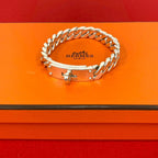 Hermes Gourmet GM Turnlock Bracelet Bangle