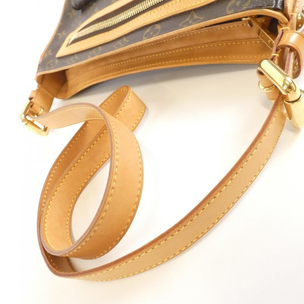 Louis Vuitton Monogram Hudson GM Shoulder Bag Brown Marron — view 8
