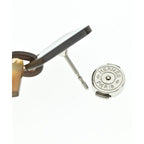 Hermes Earrings Brown Beige — view 4