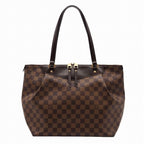 Louis Vuitton Westminster GM Damier Ebene Canvas Bag Shoulder Brown — view 2