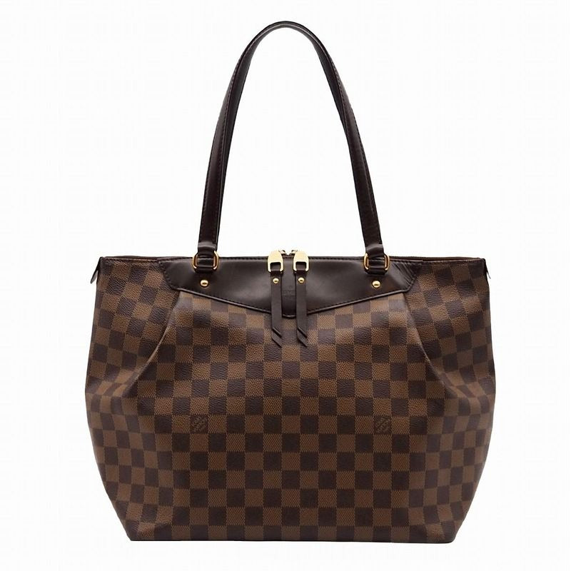Louis Vuitton Westminster GM Damier Ebene Canvas Bag Shoulder Brown — view 3