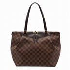 Louis Vuitton Westminster GM Damier Ebene Canvas Bag Shoulder Brown — view 3