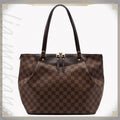 Louis Vuitton Westminster GM Damier Ebene Canvas Bag Shoulder Brown