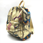 Chanel CC Logo Graffiti Paint Backpack Gold — view 2