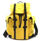Louis Vuitton Damier Scuba Christopher MM Leather Backpack Yellow Black