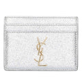 Saint Laurent Paris Cassandra Logo Leather Card Case
