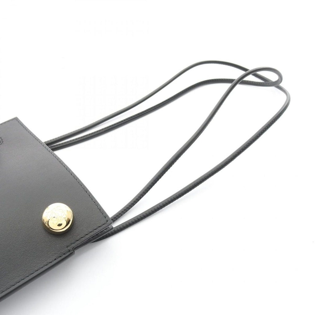 Loewe Shoulder Bag Pebble Dice Pocket Black Leather — view 7