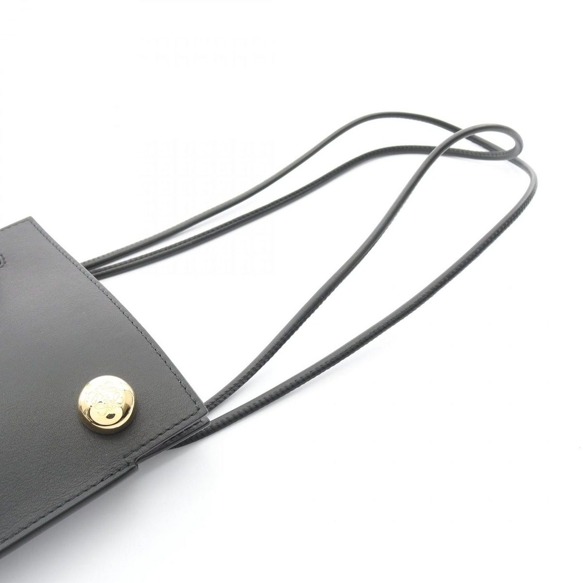 Loewe Shoulder Bag Pebble Dice Pocket Black Leather — view 7