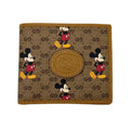Gucci Disney Mickey Mouse Wallet Bifold No Coin Purse GG Supreme Canvas Cha