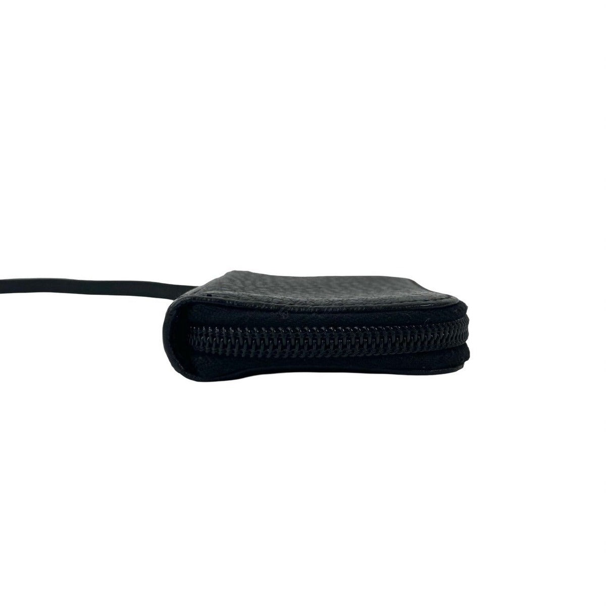 Prada Log Leather Strap Round Zip 6 Key Holder — view 6