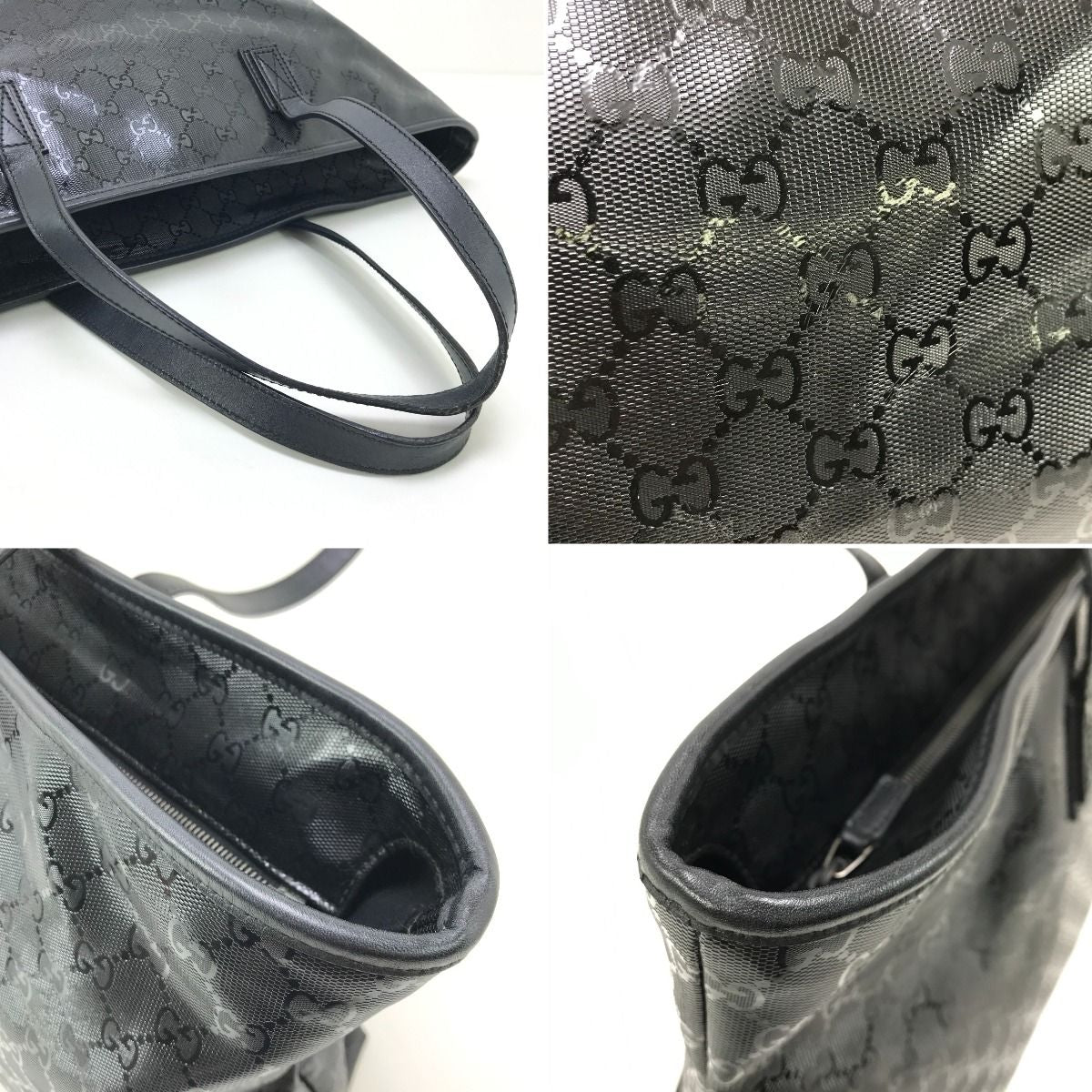 Gucci Tote Bag with Stains Inside Black — view 6