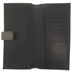 Prada Leather Gray Bifold Long Wallet 1332 — view 4