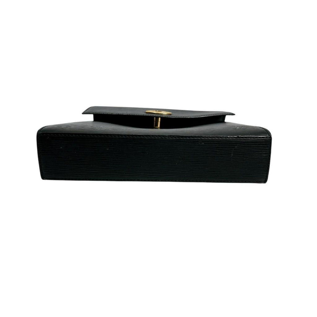 Louis Vuitton Epi Handbag Malesherbes Black — view 4