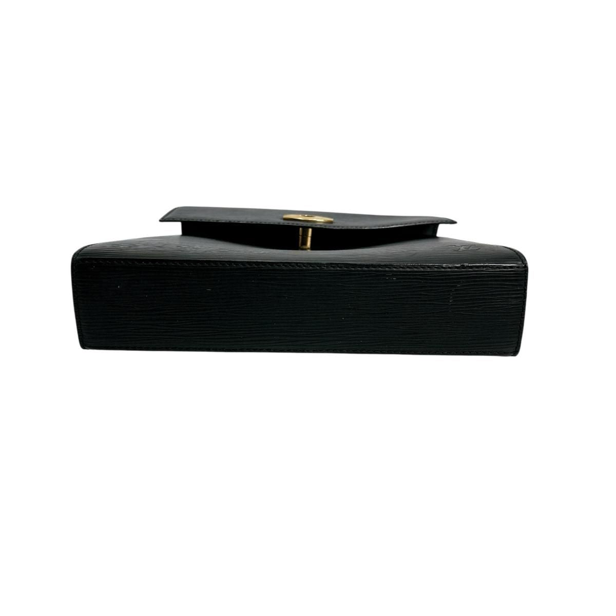 Louis Vuitton Epi Handbag Malesherbes Black — view 4