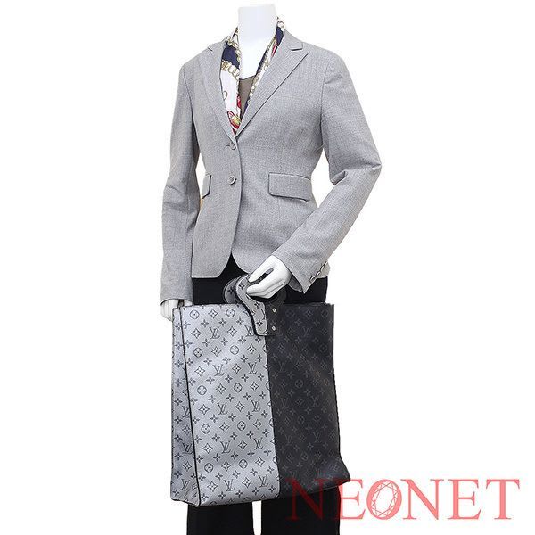 Louis Vuitton Monogram Pacific Eclipse Split Line Design Tote Bag Handbag — view 4