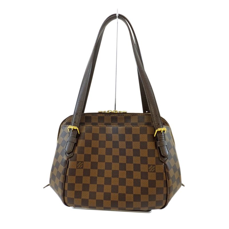 Louis Vuitton Belem MM Shoulder Bag Damier Brown — view 3