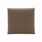 Hermes Bastia Etoupe Beige Vaux Epson Coin Case Purse Silver — view 2
