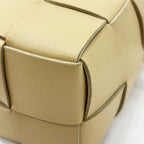 Bottega Veneta Shoulder Cassette Mini Crossbody Bucket Bag Ivory — view 9