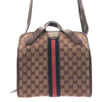 Gucci Ophidia GG Canvas Shoulder Bag Red — view 3