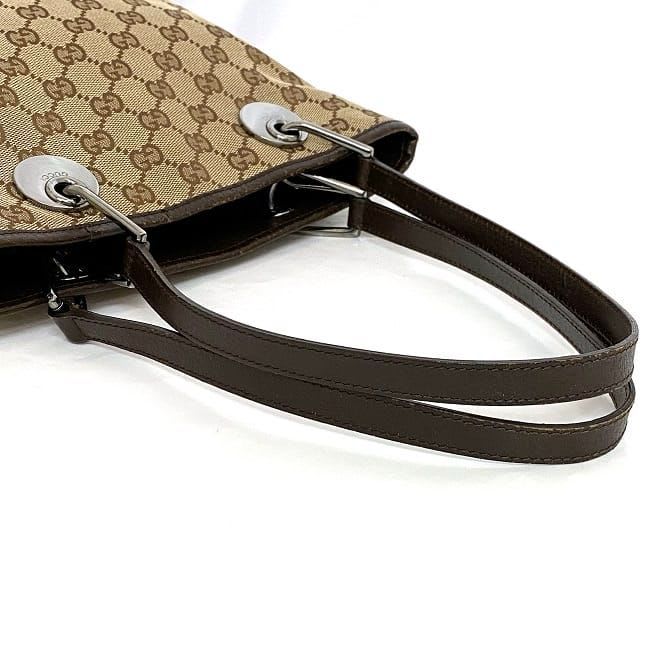 Gucci Tote Bag Beige Brown — view 7