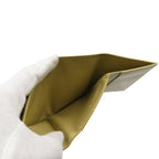 Bottega Veneta Triangle Tiny Wallet Calfskin Gold Hardware Silver — view 5