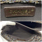 Chanel 2-Way Chain Shoulder Bag Brown — view 9