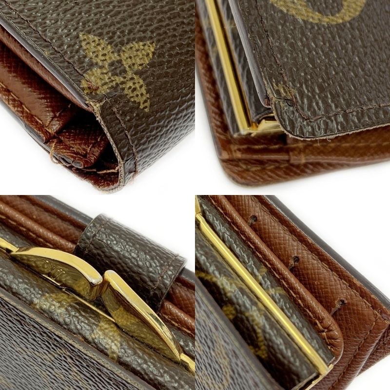 Louis Vuitton Monogram Porte Monnaie Vieviennois Brown Bifold — view 6