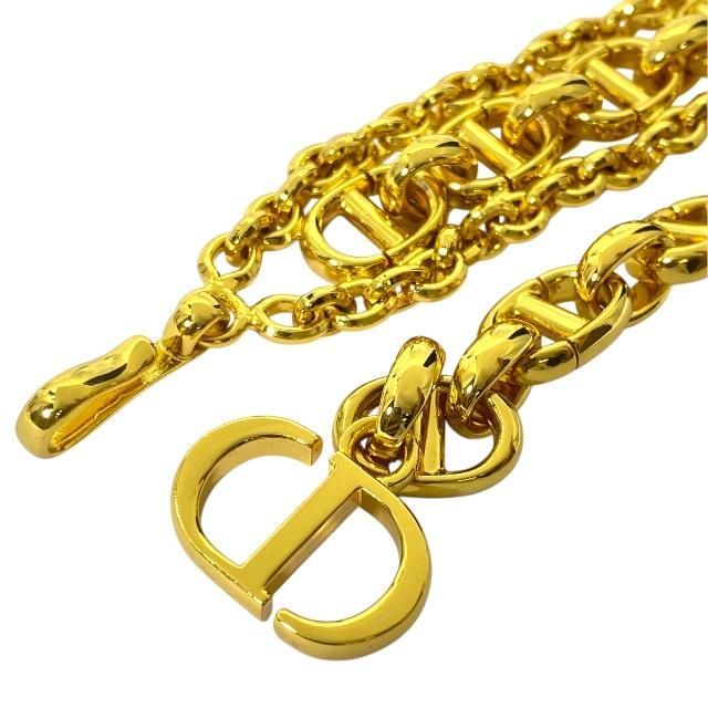 Christian Dior Chain Belt Accessories CD Logo GP — view 3