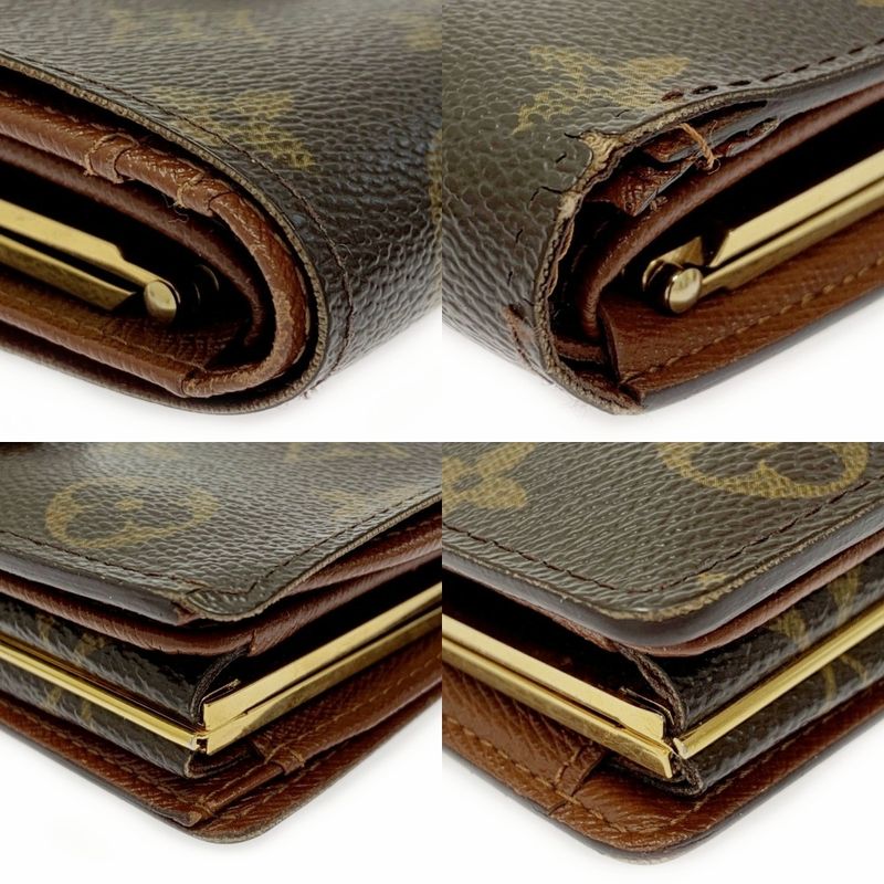 Louis Vuitton Monogram Porte Monnaie Vieviennois Brown Bifold — view 5
