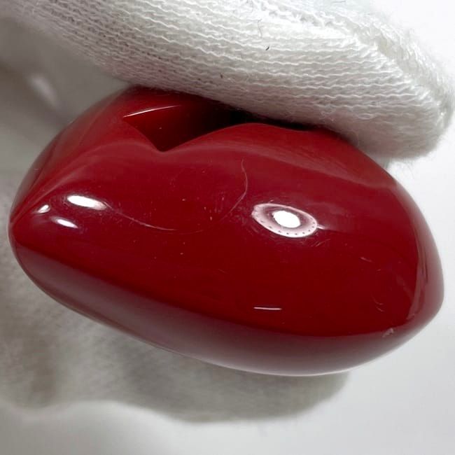 Christian Dior Key Ring Red Silver Plastic — view 9