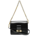 Louis Vuitton Lock Dauphine MM Chain Shoulder Bag Noir — view 3
