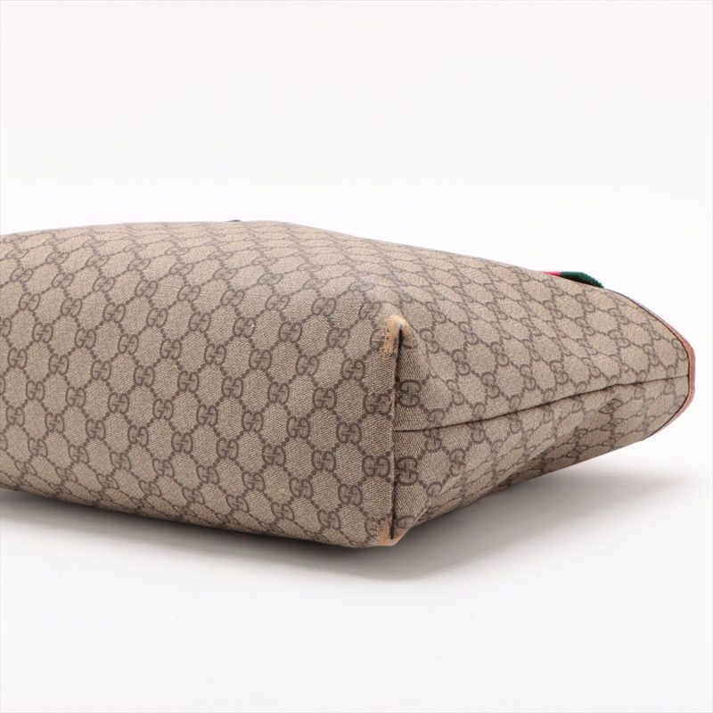 Gucci GG Supreme Tote Bag Brown — view 6