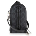 Gucci Shoulder Bag GG Supreme Black Gray — view 2
