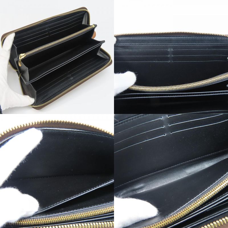 Louis Vuitton Long Wallet Zippy Monogram Reverse Brown Goldhardwar — view 5