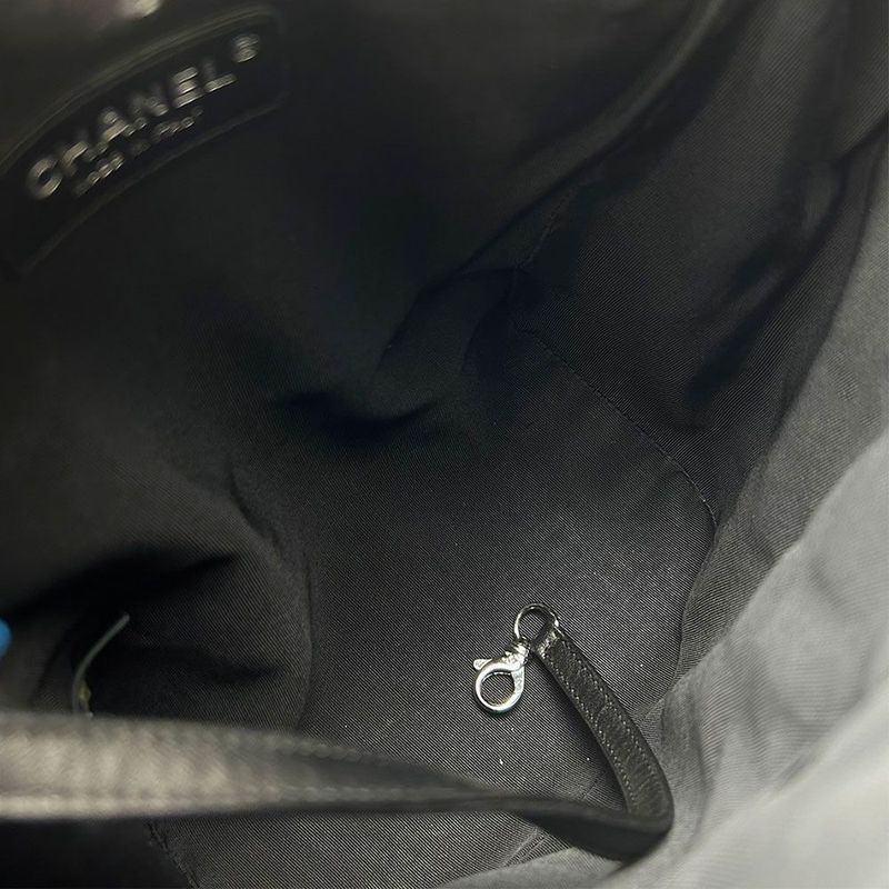 Chanel Backpack Quilted Lambskin Leather 23 rd Black Multicolor — view 2