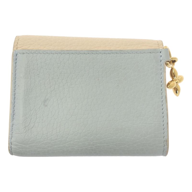 Louis Vuitton Portefeuille Capucines XS Leather Logo Compact Wallet — view 2