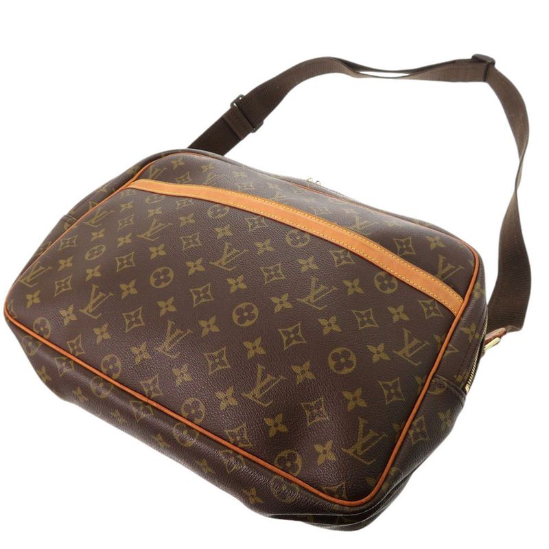 Louis Vuitton Reporter GM Monogram Brown Shoulder Bag 1323 — view 5