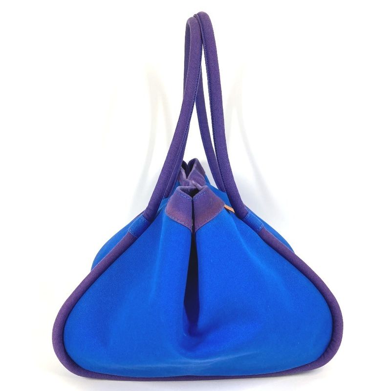 Hermes Handbag Sac Baga GM Canvas Blue — view 4
