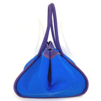 Hermes Handbag Sac Baga GM Canvas Blue — view 4