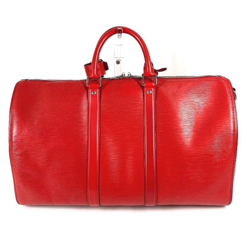 Louis Vuitton Boston Bag Keepall Bandouliere 45 Epi Leather Red — view 2