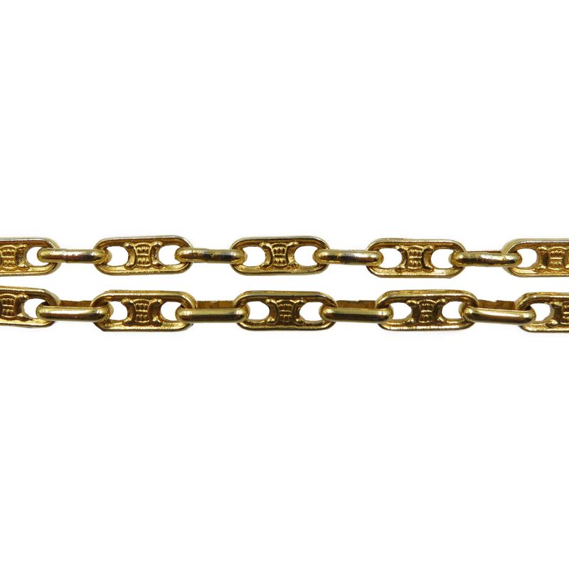 Celine Macadam Long GP Gold Necklace 0209 — view 4