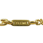Celine Metal Gold Vintage Necklace Accessory 0171 — view 8