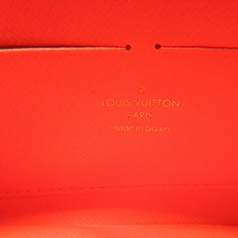 Louis Vuitton Monogram Graffiti Zippy Wallet Orange 0081 — view 7