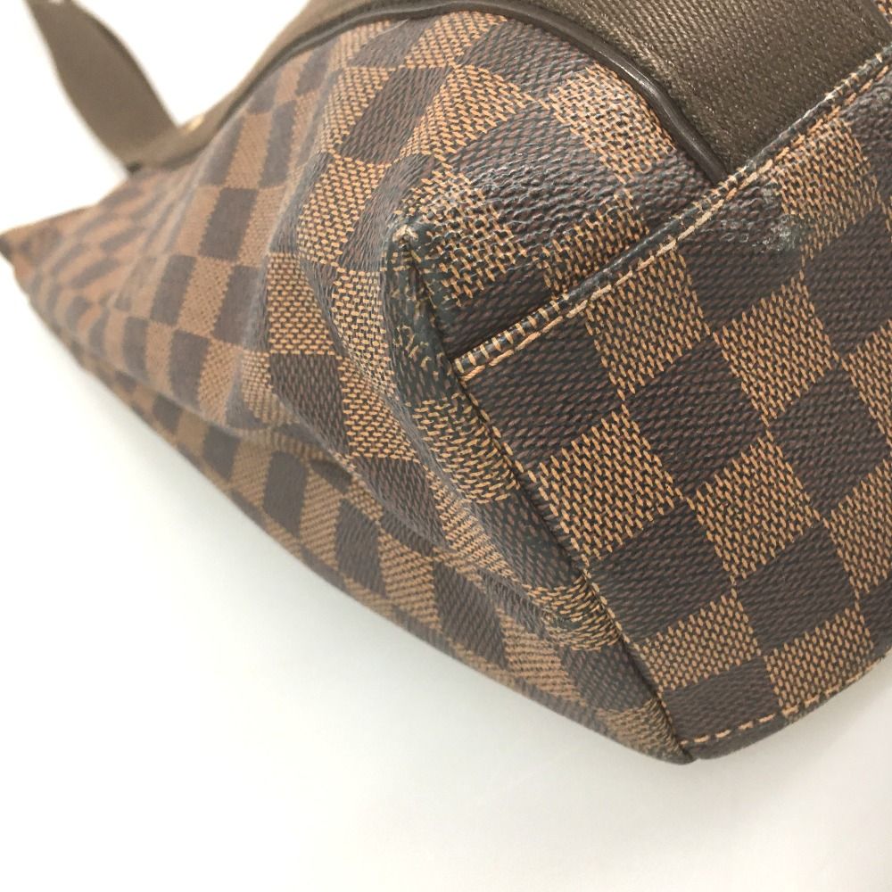 Louis Vuitton Damier Tote Bag Hippopotamus Boule Zipper Damage — view 4