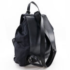 Gucci 019.2058.0173.5 Nylon Canvas And Leather Black Backpack Daypack — view 3