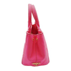 Prada 1 Bg439 Canapa Handbag Mini Tote Bag Pink — view 4