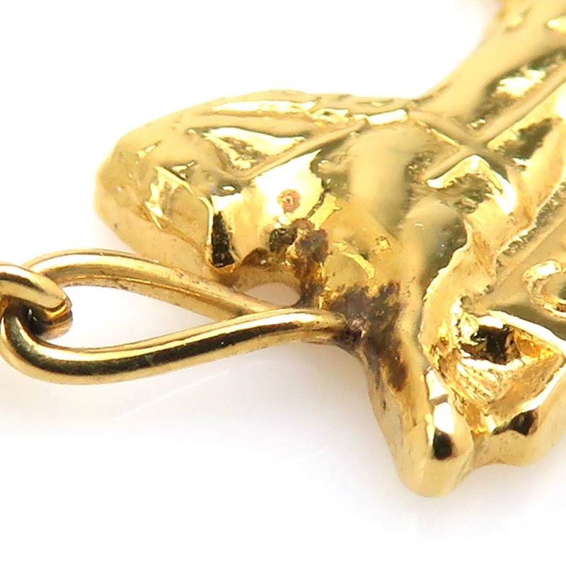 Celine Figaro Chain Gold Necklace — view 5